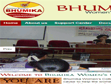 Tablet Screenshot of bhumikawomenscollective.com